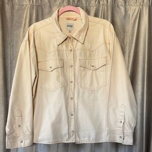 Kensie Cream Button-Up Shirt
